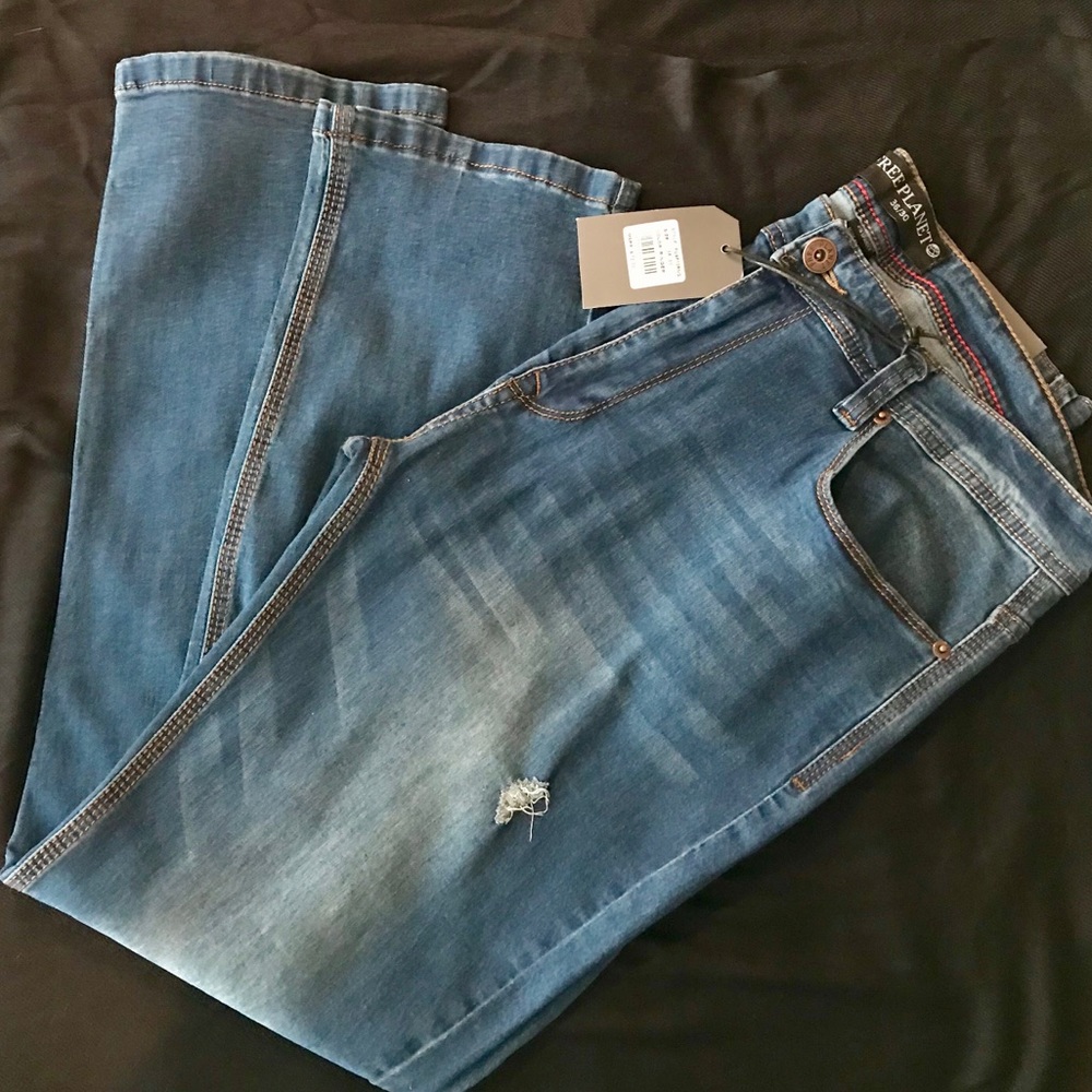 Free Planet Stretch Jeans 36x30 - Picture 4 of 4